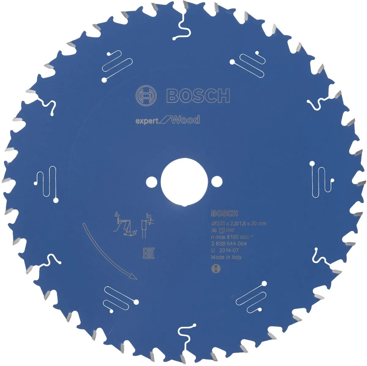 Bosch Expert Cirkelzaagblad 235x30x2.8/1.8x36