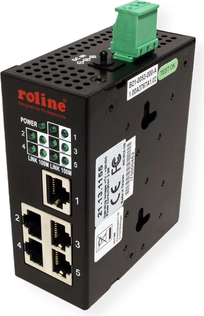 Roline Industrie Switch 5x RJ-45