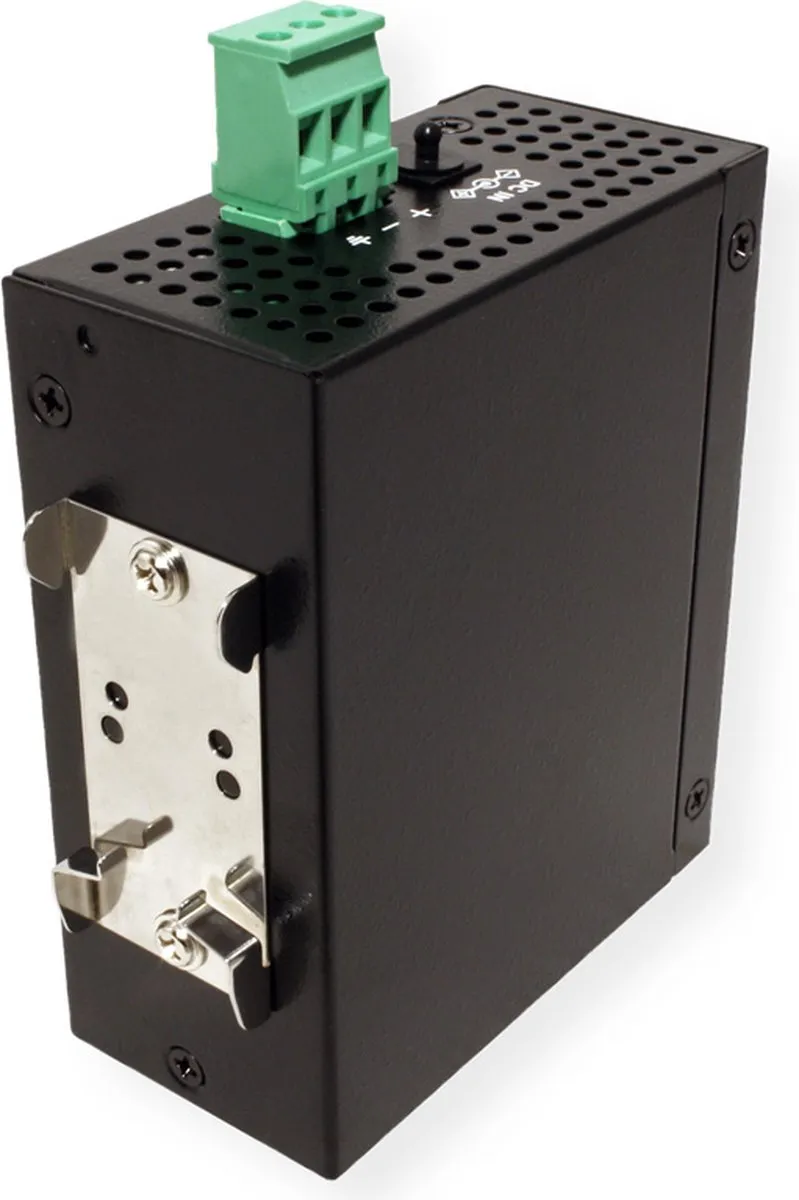 Roline Industrie Switch 5x RJ-45 - Onmanaged - Zwart