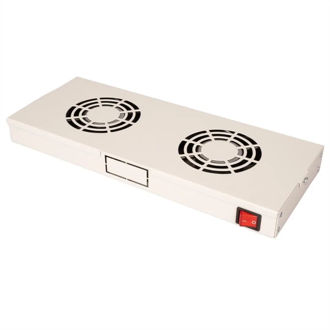 Roline 19-inch Ventilatoreenheid - 2 Ventilatoren - Grijs - afbeelding 6 van 6
