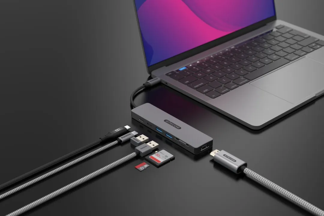 Sitecom CN-5504 USB-C Multiport Adapter - HDMI & 2x USB-A