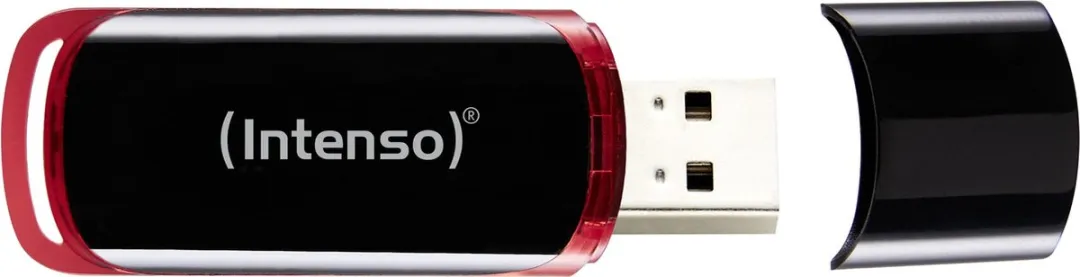 Intenso Business Line USB-stick 16GB - Zwart/Rood