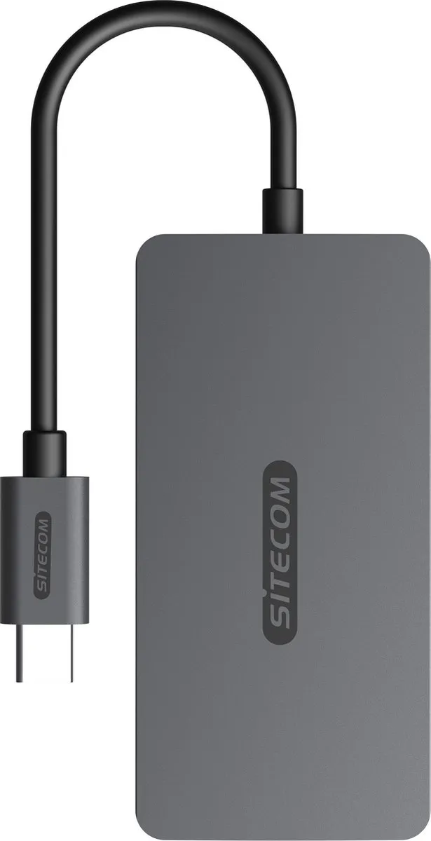 Sitecom CN-5013 USB-C Hub 10Gbps - 2x USB-A + 2x USB-C Spacegray