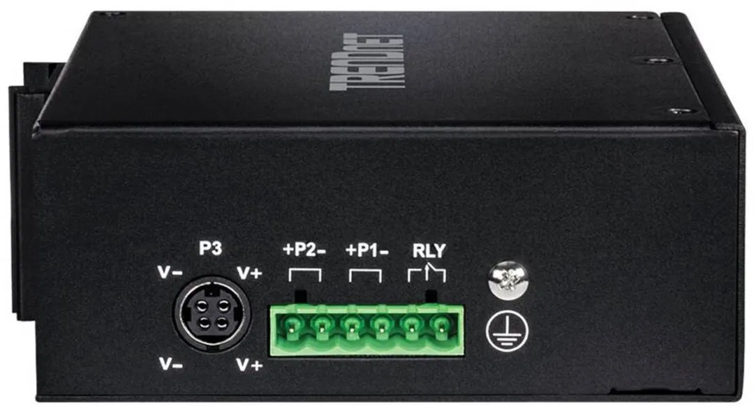TrendNet TI-G162 21.22.1458 Industrial Ethernet Switch - 2x SFP - 32 Gbps - Zwart