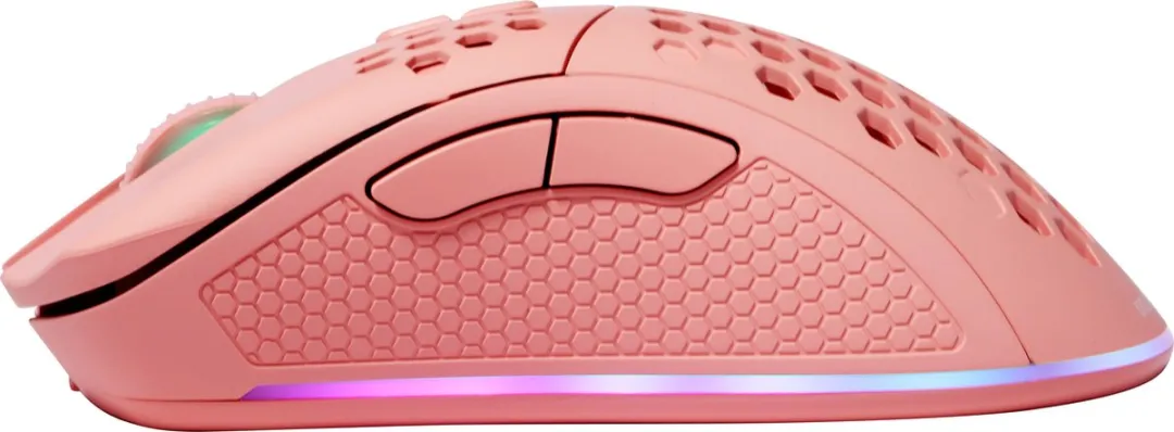 Deltaco PM80 Gaming Muis - 6400 DPI - Roze