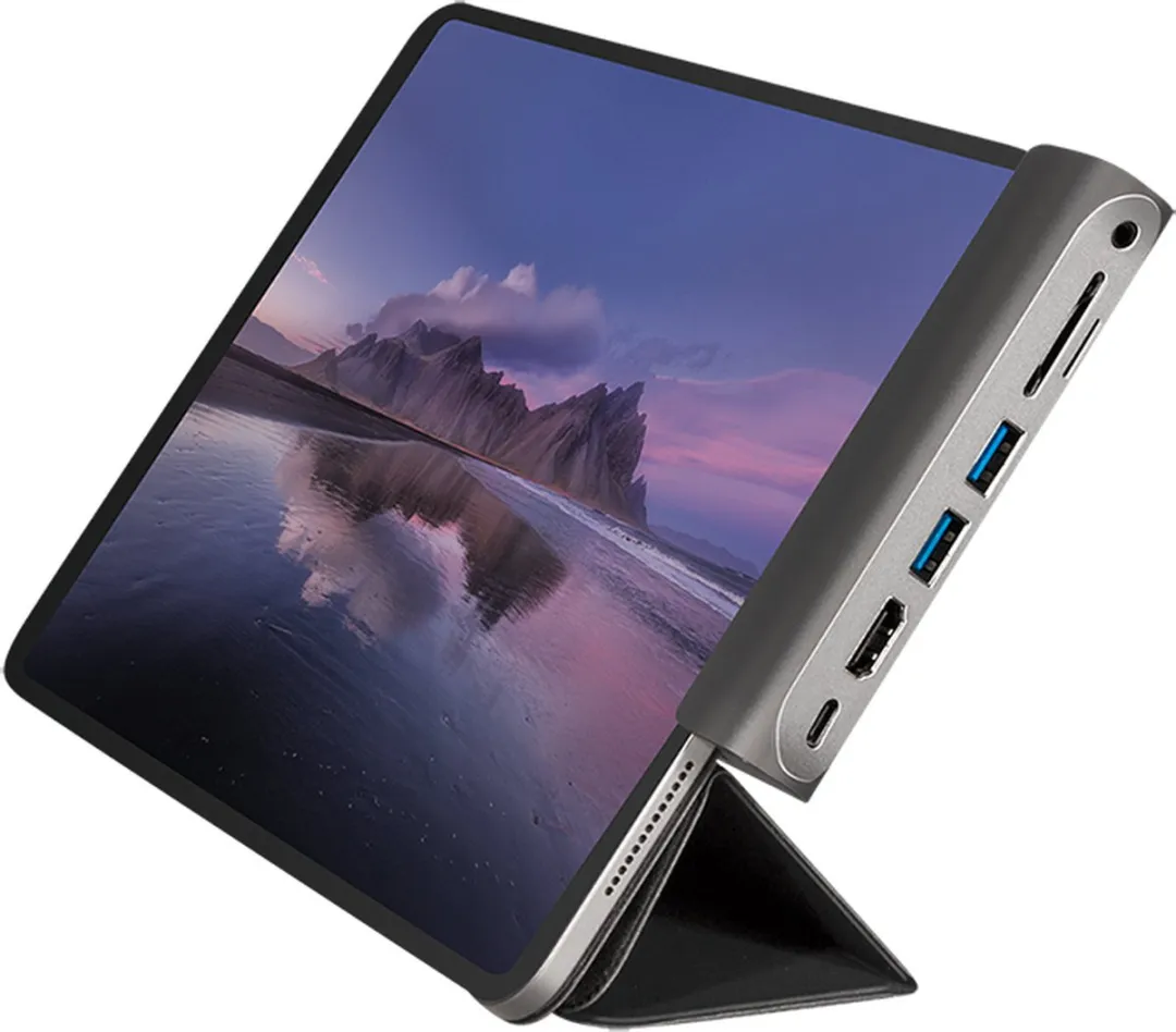 Logilink UA0385 USB-C Laptopdock - Zwart/Zilver - afbeelding 6 van 6