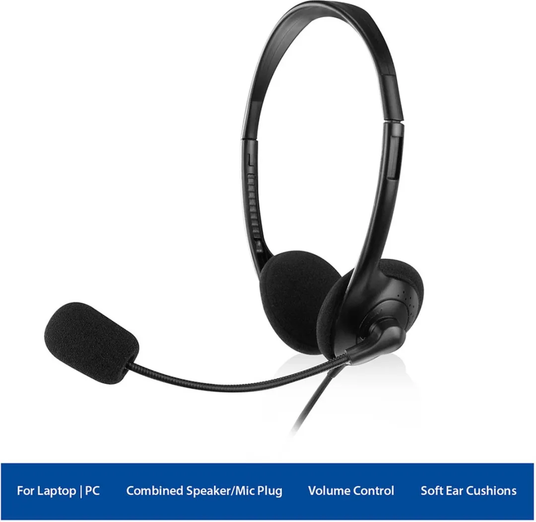 Ewent EW3567 Headset - Zwart