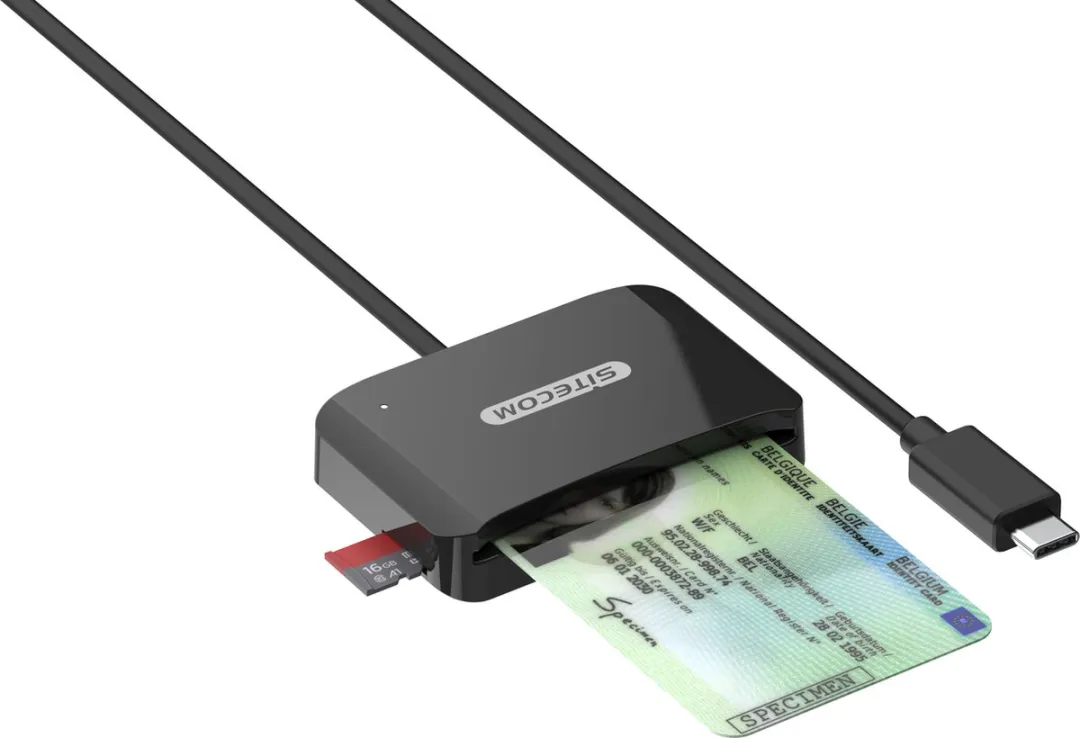 Sitecom MD-1002 USB-C ID Card Reader