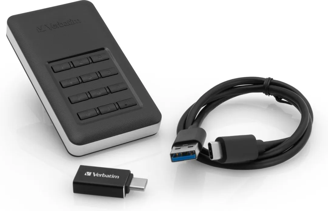 Verbatim Store n Go Secure 53402 SSD 256GB - Zwart