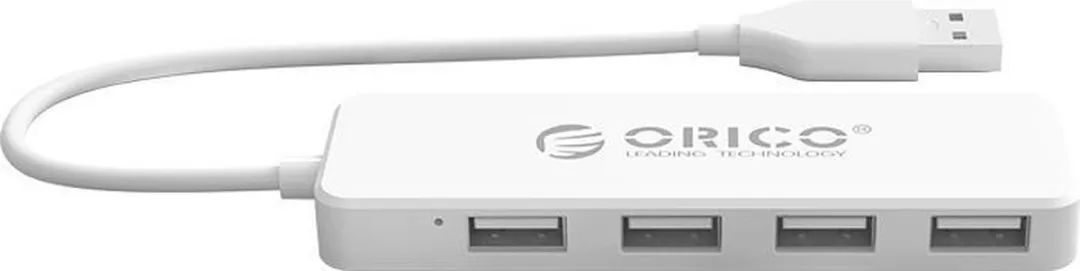 ORICO OTG USB 2.0 Hub 4 Poorten - Wit