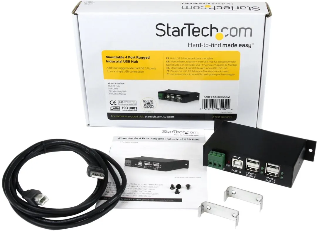 Startech ST4200USBM USB Hub - Zwart