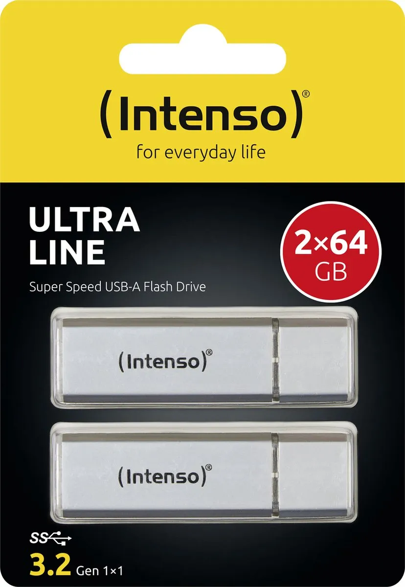 Intenso Ultra Line 3531494 USB-stick 64GB - 2 Stuks