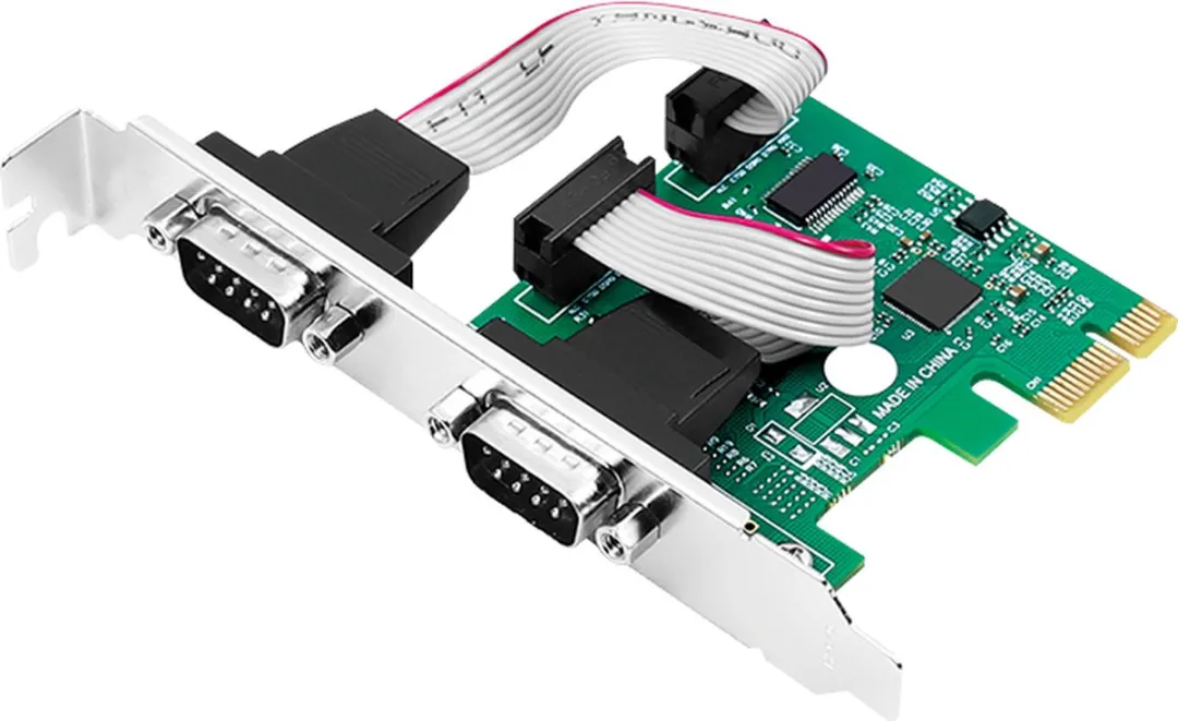 Logilink PC0031 PCIe Interfacekaart 2x Seriële Poort