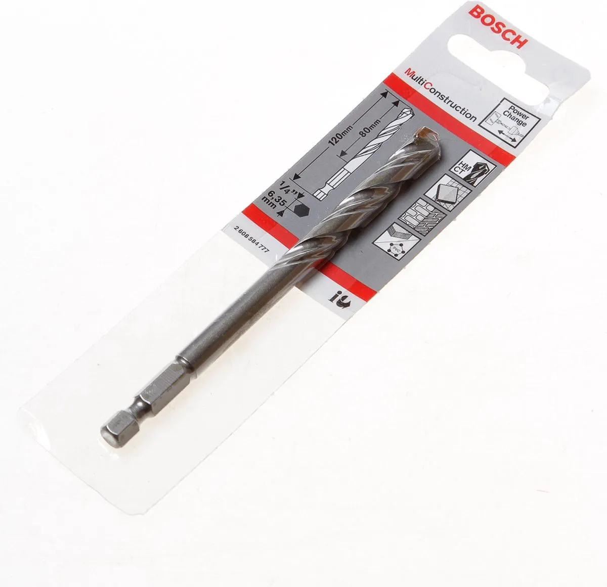 Bosch Centreerboor Hardmetaal 120mm - Metaal