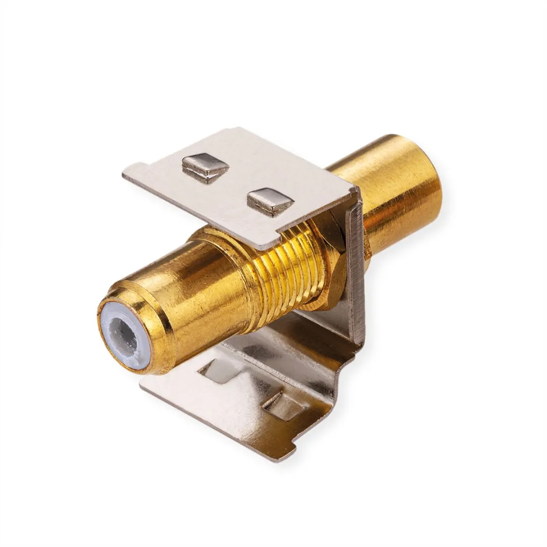 Roline RCA Keystone-koppeling Metaal - Wit - afbeelding 4 van 6