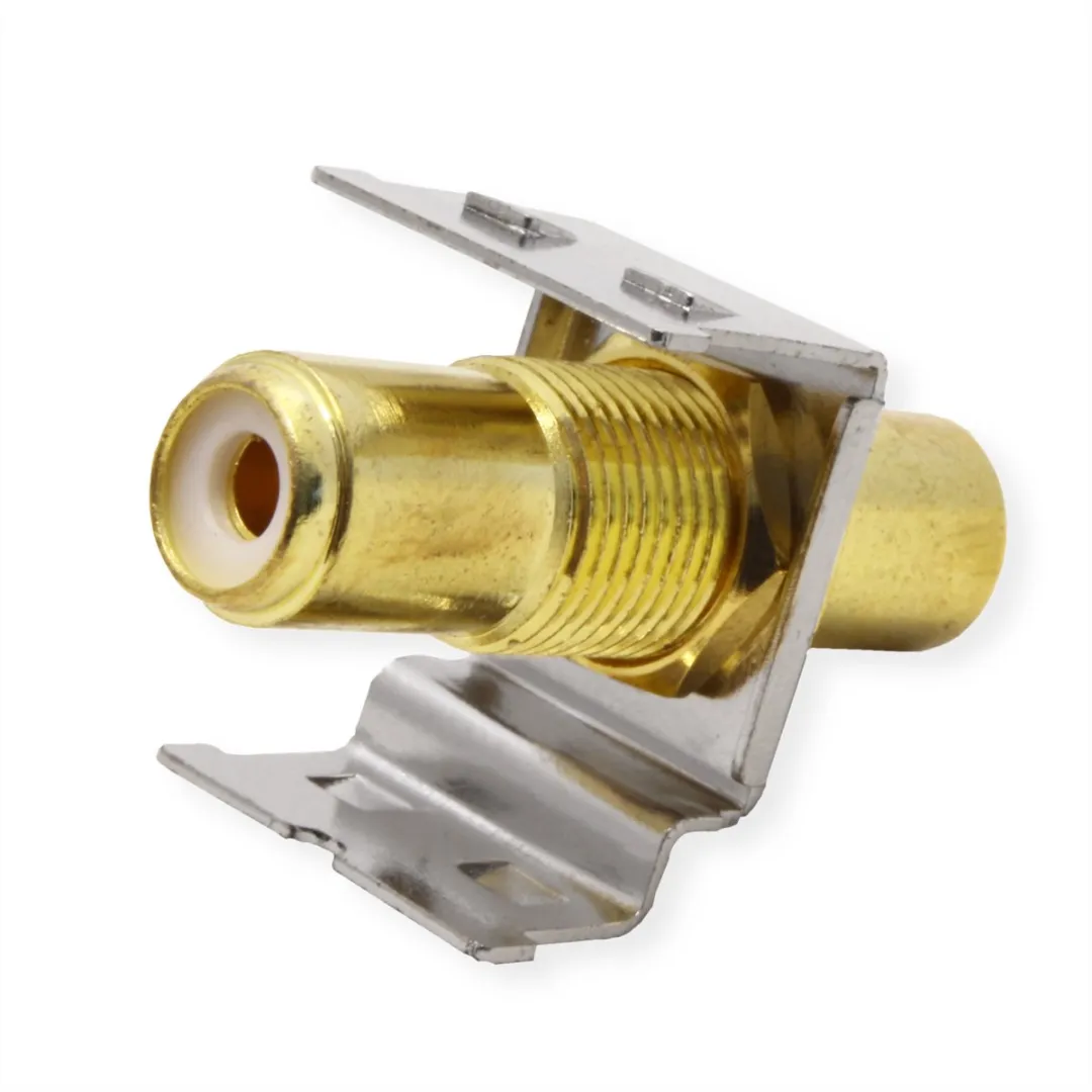 Roline RCA Keystone-koppeling Metaal - Wit - afbeelding 2 van 6