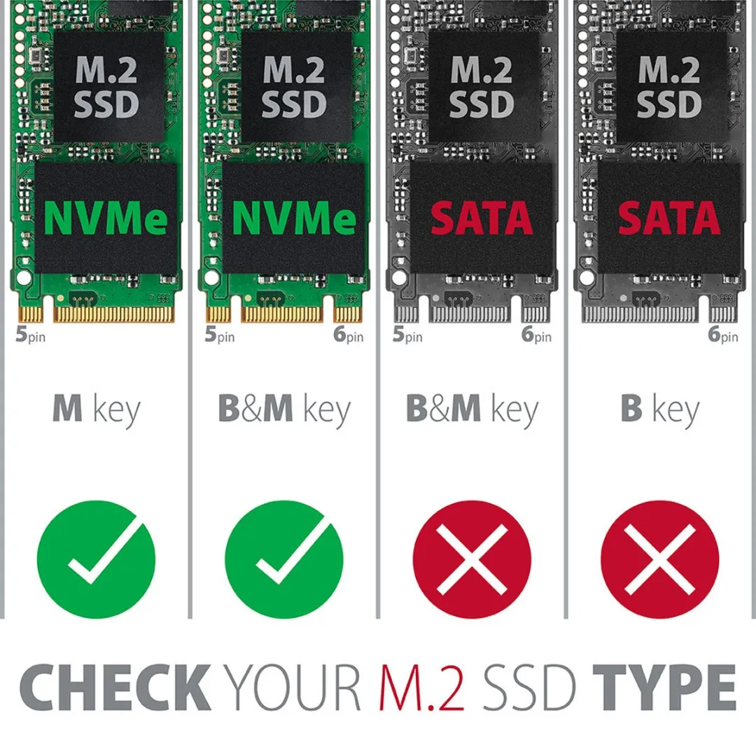 Axagon PCEM2-ND M.2 NVMe Adapter - 8x Dual Slot - 110mm