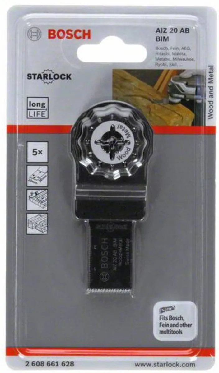 Bosch BIM AIZ 20 AB Metal Invalzaagblad 20x20mm - Oscillerend - afbeelding 6 van 6