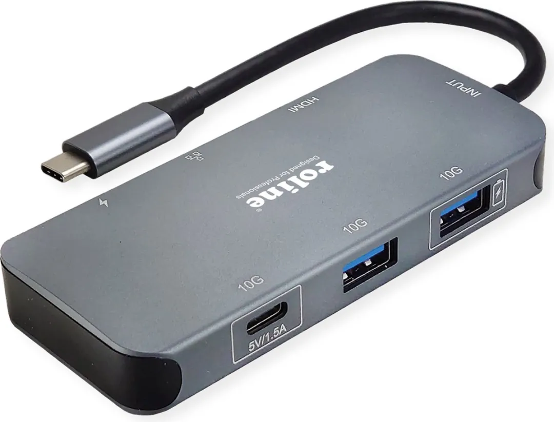 Roline 12.02.1121 USB-C Multiport Docking Station