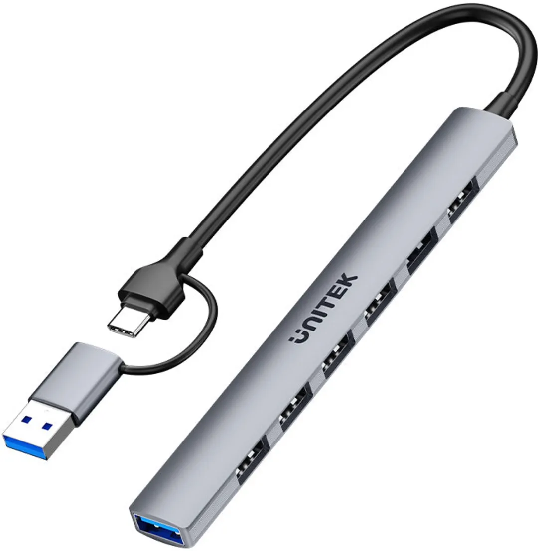 Unitek H1209AGY01 USB-C Hub 7 Poorten