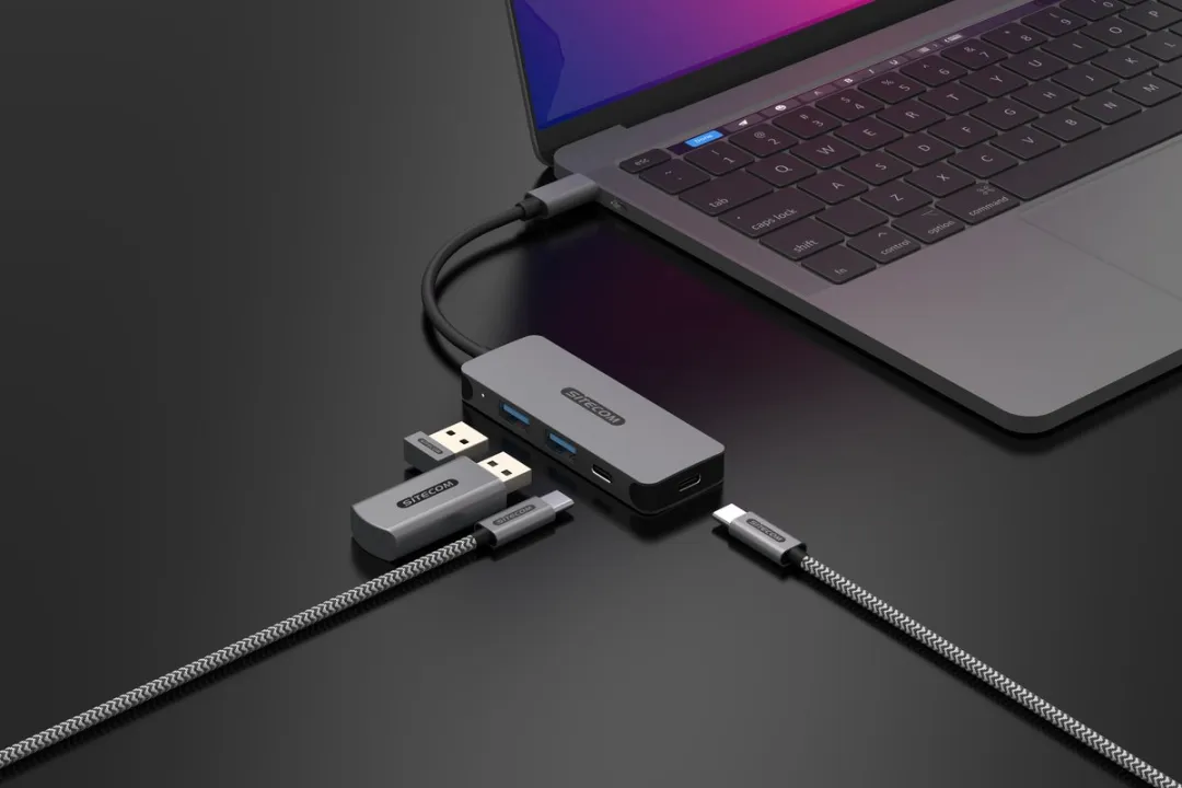 Sitecom CN-5010 USB-C Hub - 2x USB-A + 2x USB-C