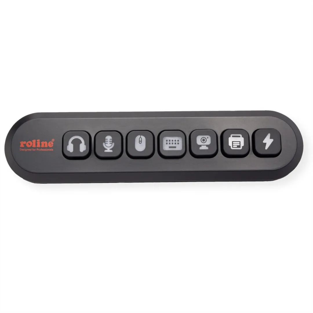 Roline USB 3.2 Gen 1 Hub 7-voudig - Zwart - afbeelding 5 van 6