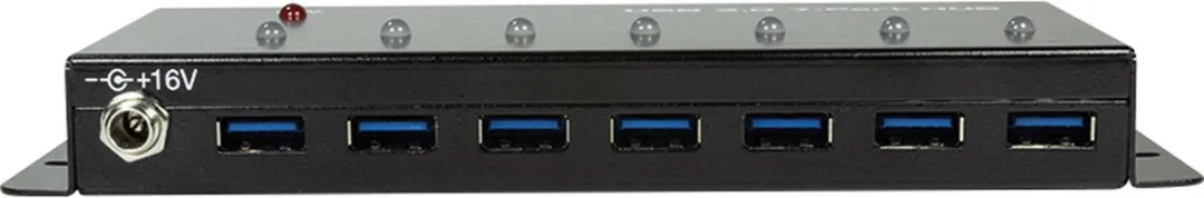 Logilink USB 3.0 HUB UA0317 7-Poorts - Zwart - afbeelding 4 van 6