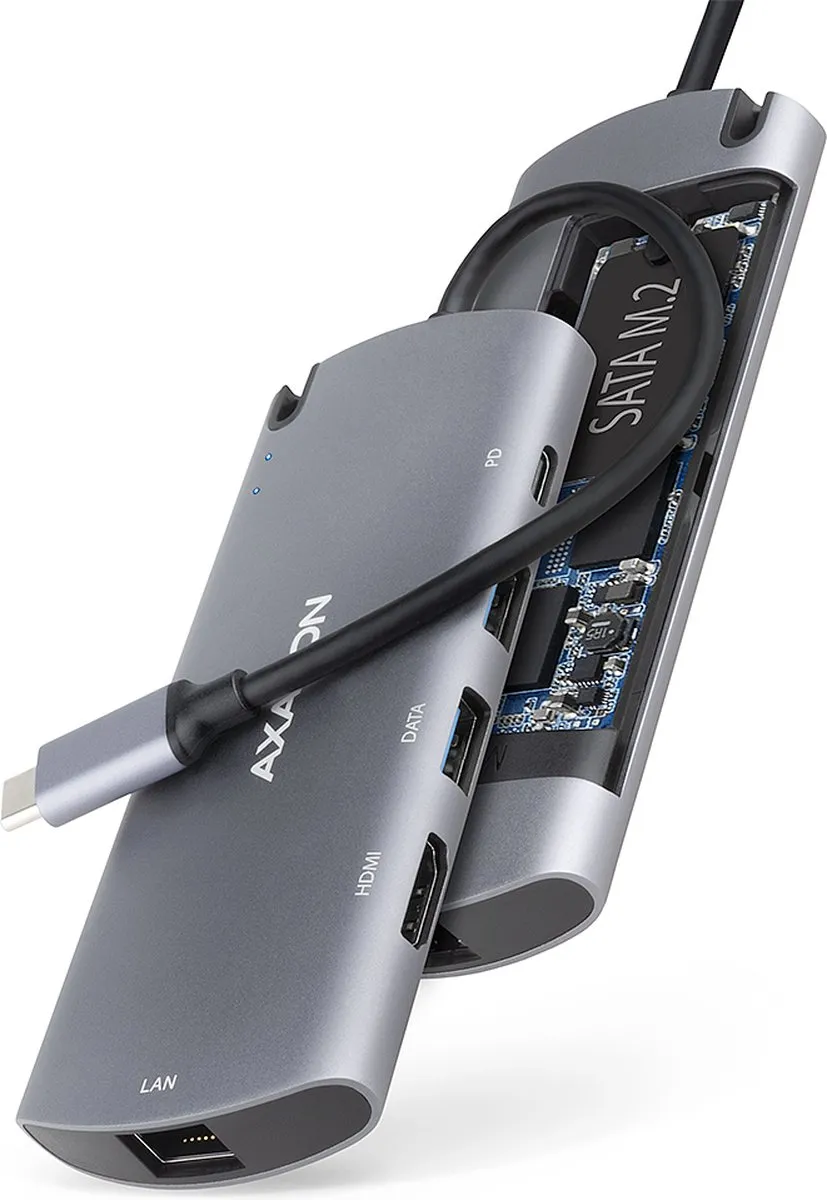 Axagon HMC-6M2 USB-C Hub