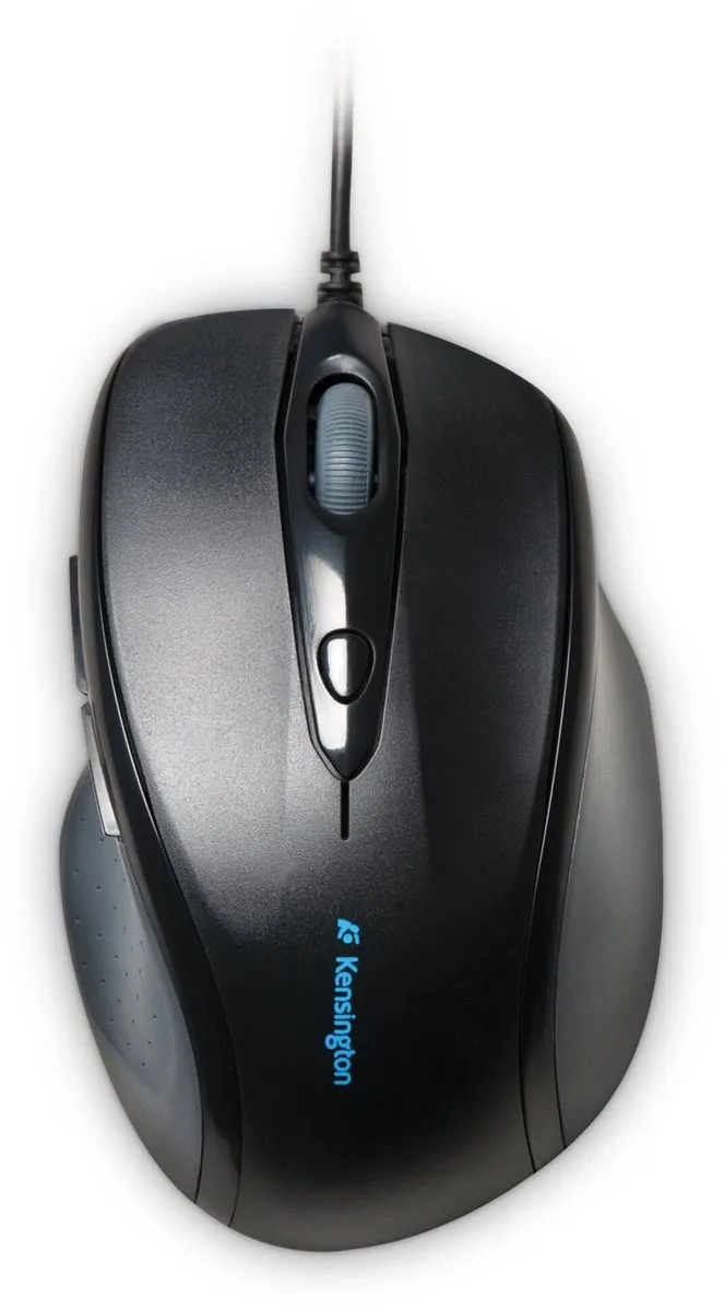 Kensington Pro Fit Bedrade USB Muis K72369EU - Ergonomisch - 6 Knoppen - Zwart