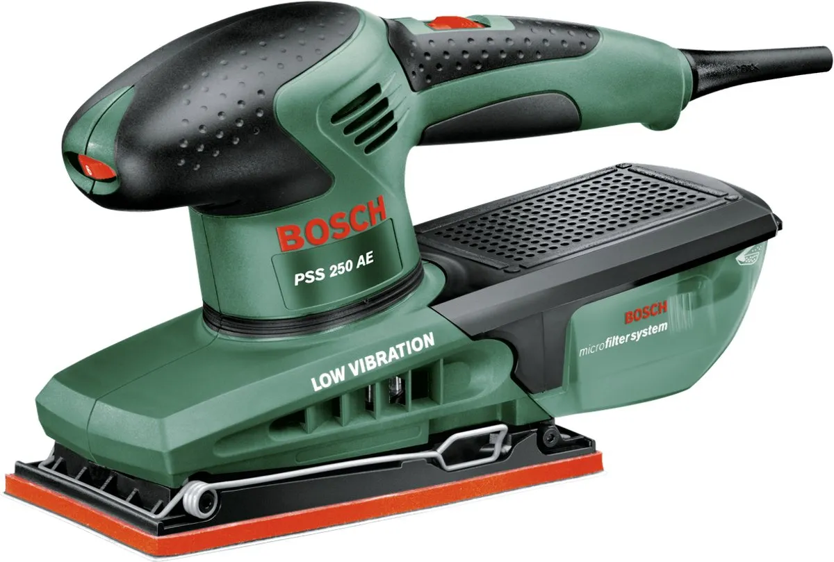 Bosch PSS 250 AE Vlakschuurmachine 250W - 3 Schuurvellen