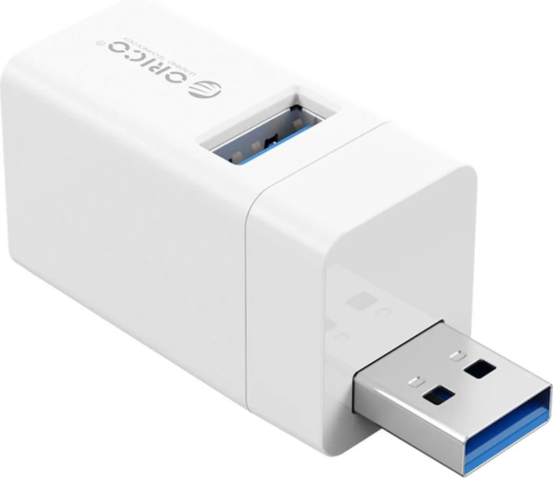 ORICO Mini USB Hub ORI-MINI-U32-WH - 3 Poorten 5Gbps - Wit