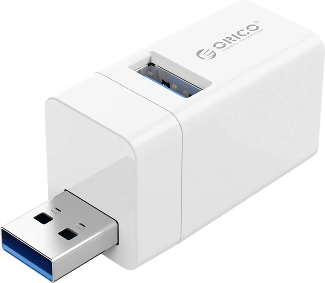 ORICO Mini USB Hub ORI-MINI-U32-WH - 3 Poorten 5Gbps - Wit