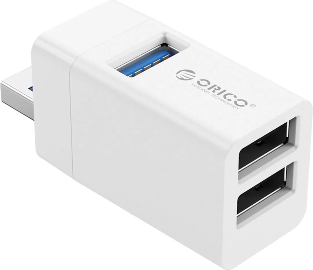 ORICO Mini USB Hub ORI-MINI-U32-WH - 3 Poorten 5Gbps - Wit
