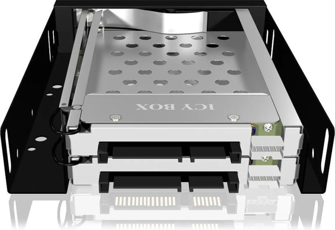 Icy Box IB-2227StS 3.5" Carrier Panel - Zwart