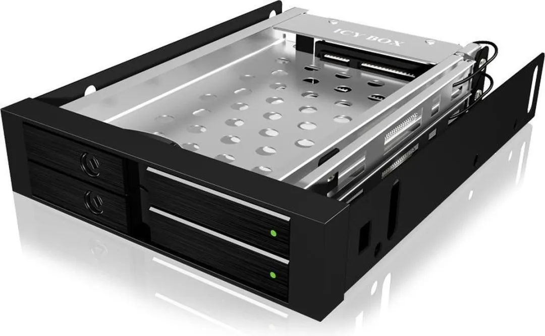 Icy Box IB-2227StS 3.5" Carrier Panel - Zwart