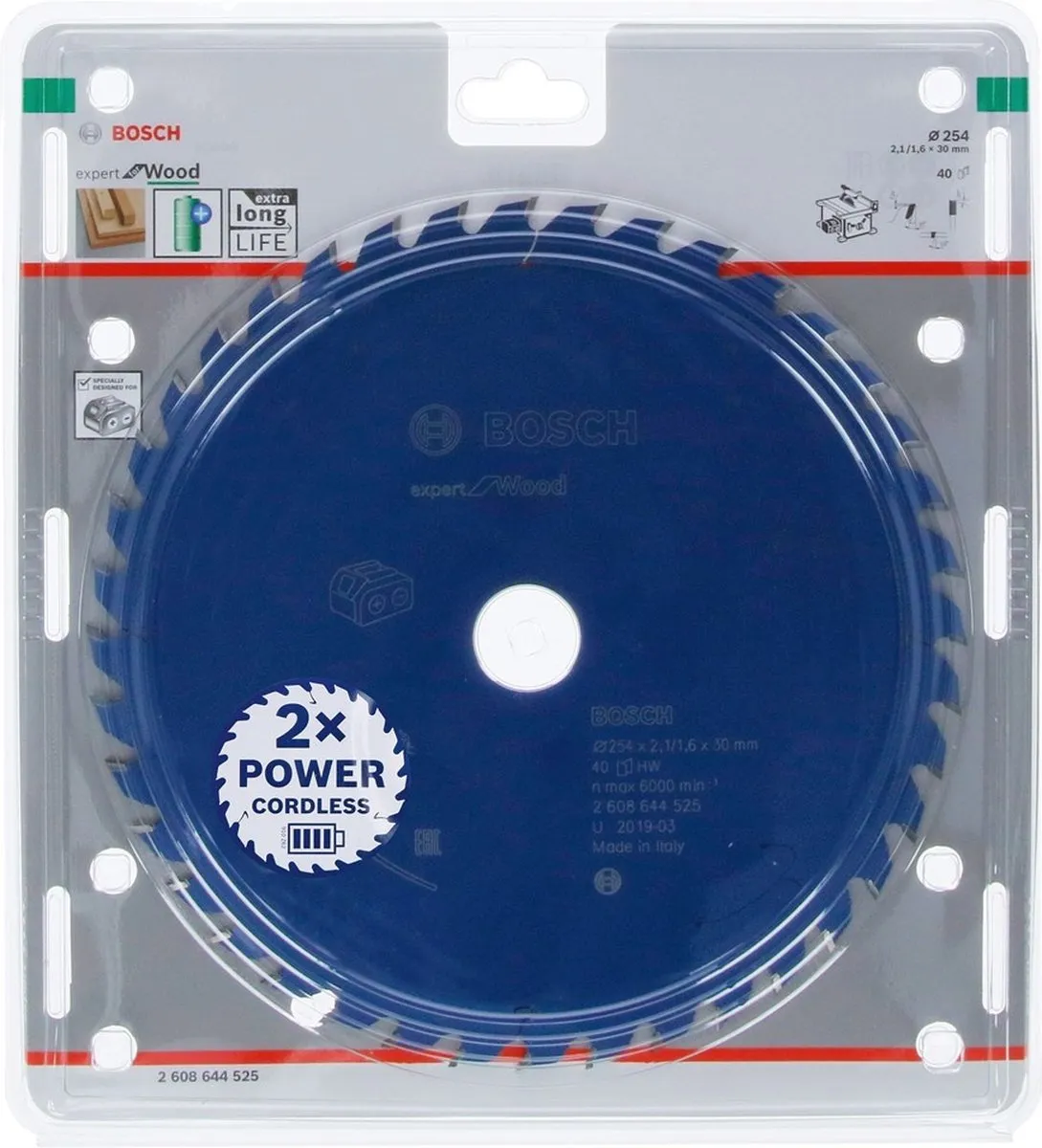 Bosch Expert Cirkelzaagblad 216mm - 30mm As - Hout
