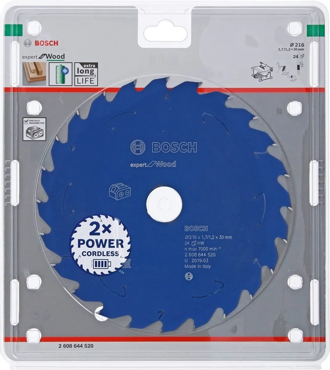 Bosch Expert Cirkelzaagblad 216mm