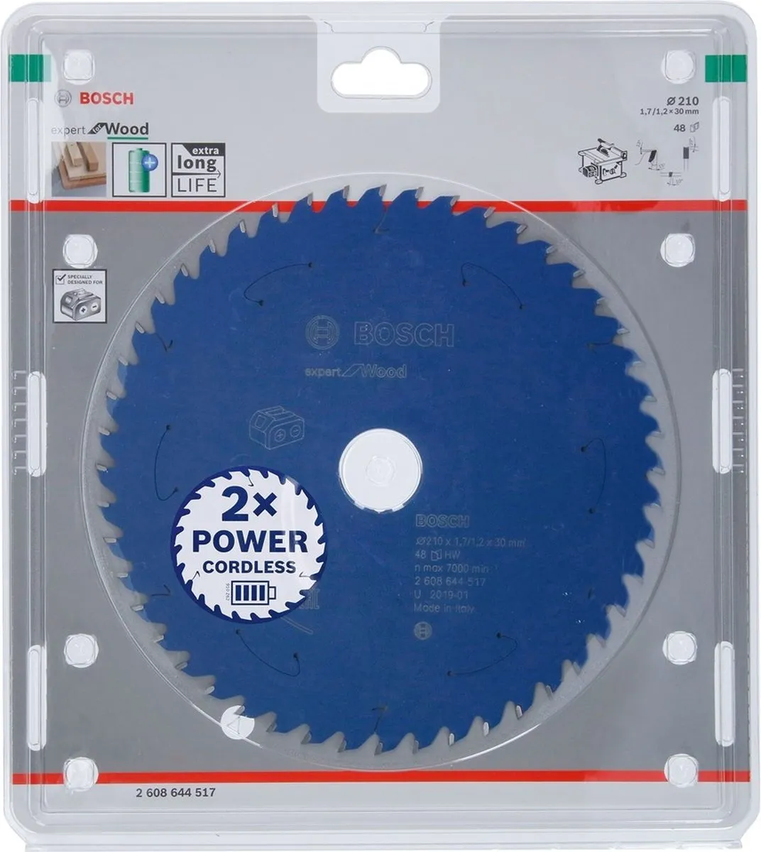 Bosch Expert Cirkelzaagblad 216mm - 30mm As - Hout