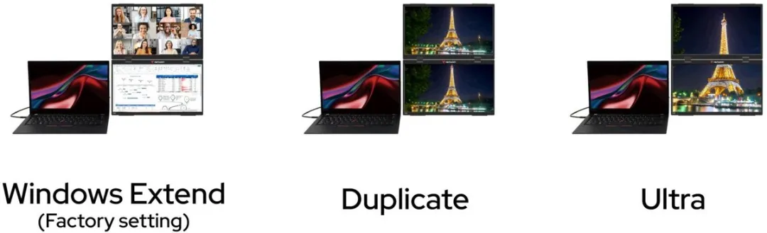 Verbatim 32403 Portable Dual Display 15" FHD - Zwart