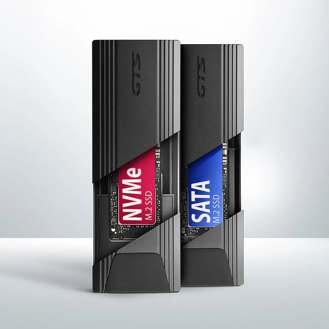 Axagon EEM2-GTS2 USB-C 10Gbps M.2 SSD Behuizing - Zwart - afbeelding 3 van 6