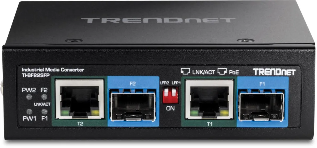 Trendnet TI-BF22SFP Schakelaar - Zwart