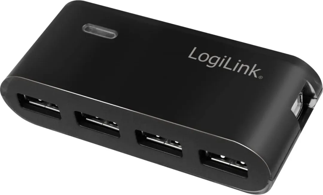 Logilink UA0085 USB Hub - 4x USB 2.0 - Zwart