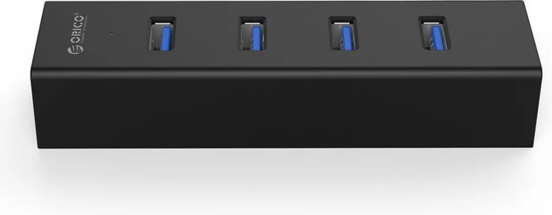 ORICO Matzwarte USB3.0 Hub ORI-H4013-U3-BK - 4 Poorten - 5Gbps