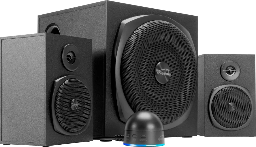 Speedlink GRAVITY LT SL-820009-BK 2.1 Subwoofer - 80W - Zwart