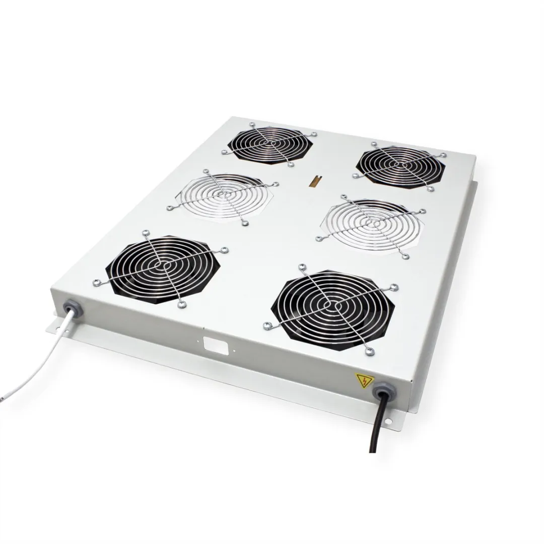 Roline 19-inch Dakventilatorunit 4 Ventilatoren - Grijs - afbeelding 5 van 6