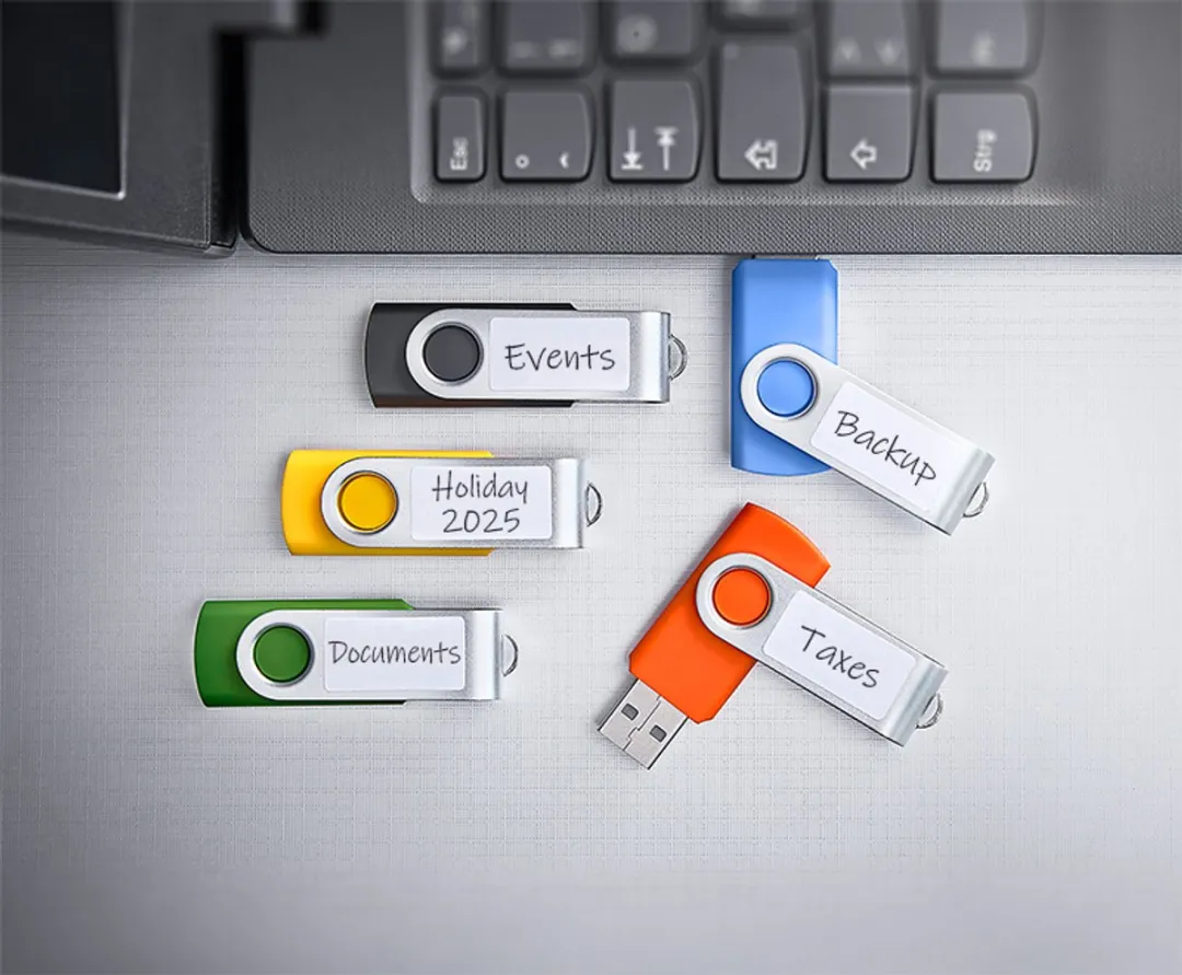 Intenso Office Line 32GB USB-stick - Geel/Blauw/ Groen/Zwart/ Oranje