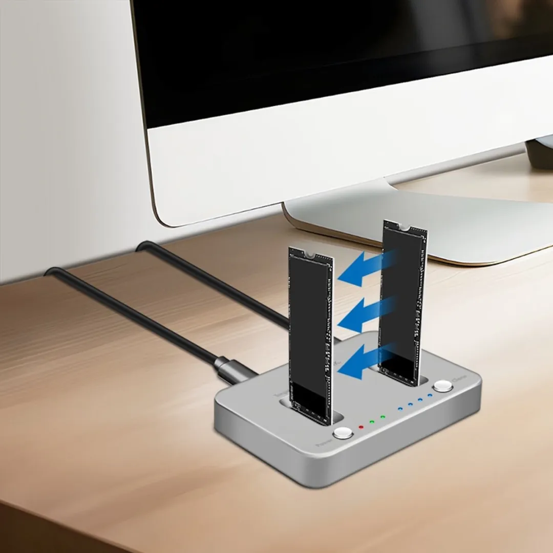 Logilink QP0033 USB3.2 Dockingstation - Zilver