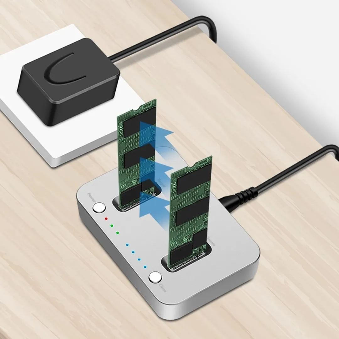 Logilink QP0033 USB3.2 Dockingstation - Zilver - afbeelding 6 van 6