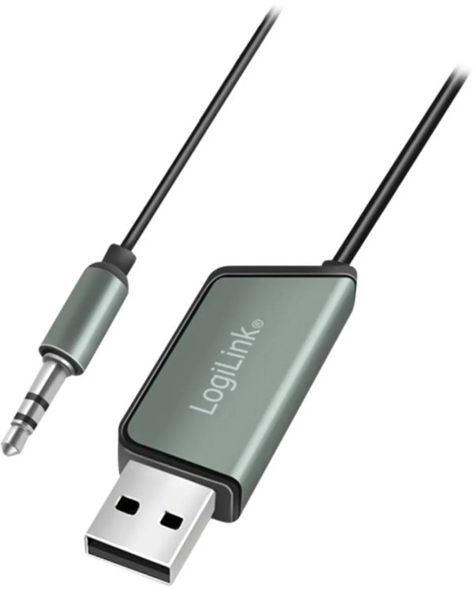 Logilink BT0065 Bluetooth Ontvanger 5.3 - Grijs