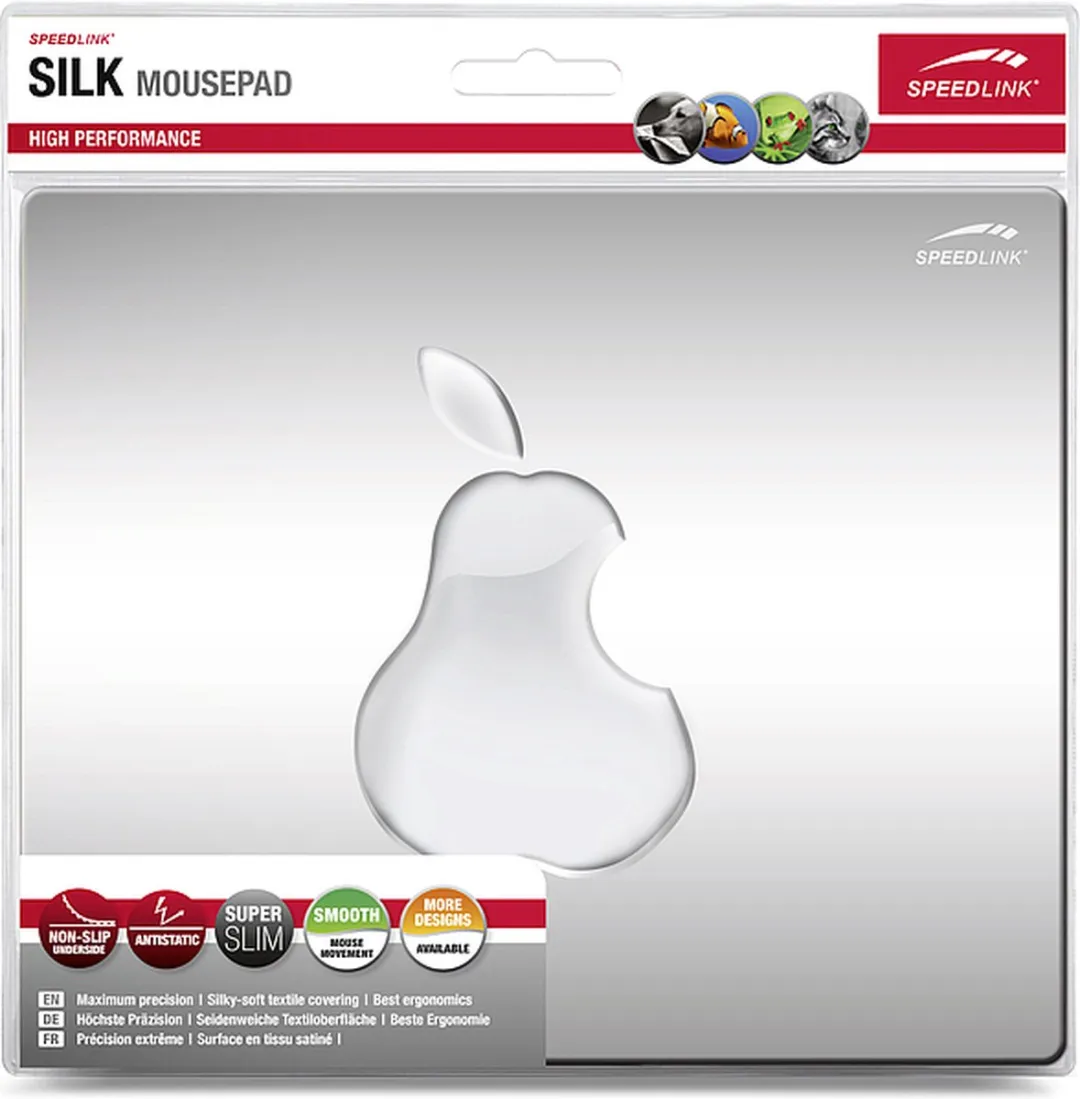 Speedlink SILK Muismat Pear Silver - Zilver